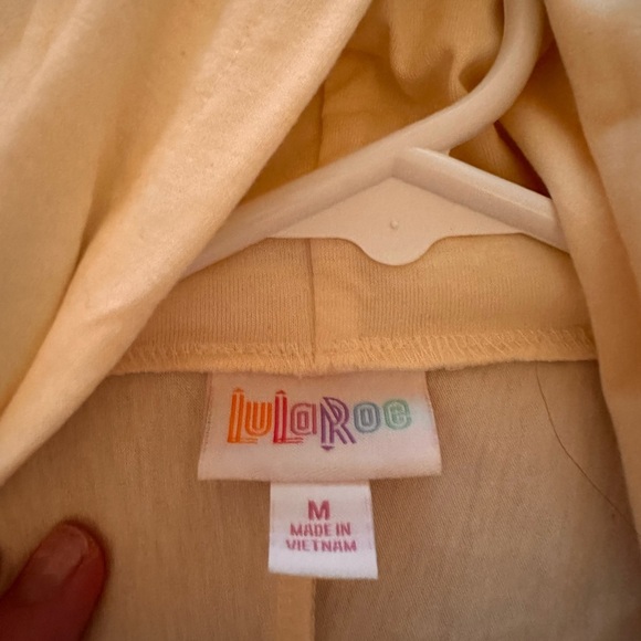 Lularoe polka dot floral Amber hoodie M - Picture 4 of 4